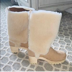 no 6 alpha shearling boot
